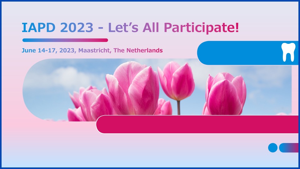 IAPD 2023 - Let's All Participate!